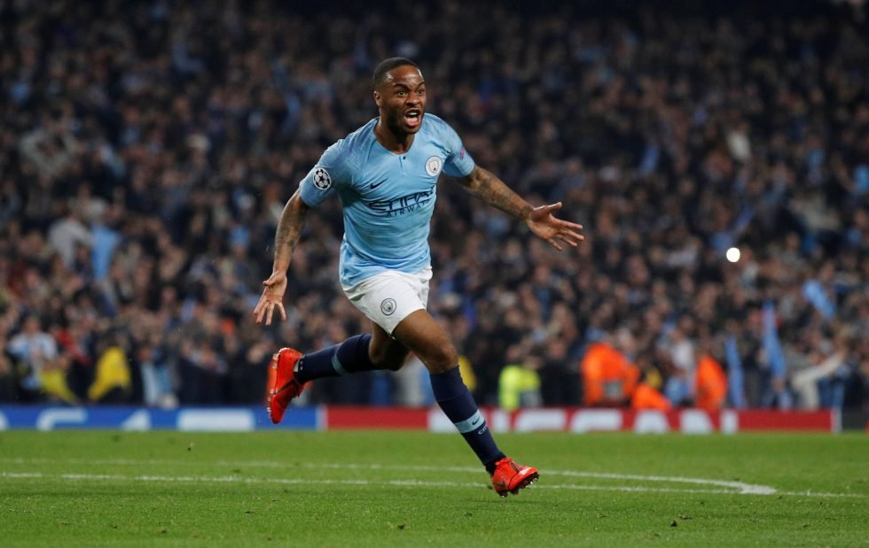 Fastest Manchester City players - Sterling