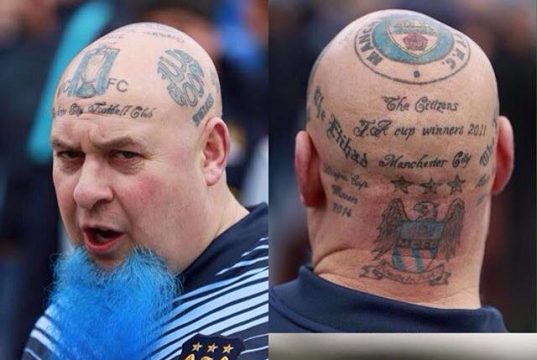 Manchester City tattoo