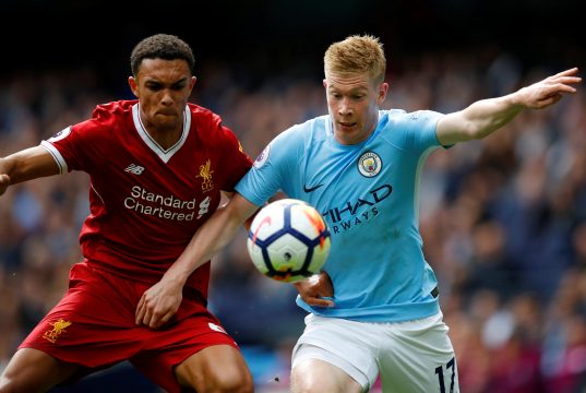Liverpool defender heaps praise on Kevin de Bruyne