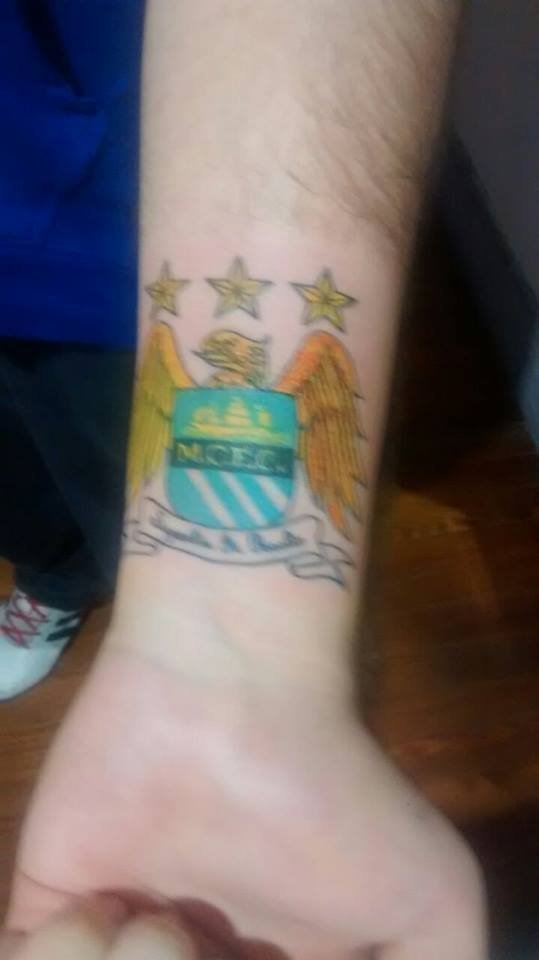 Man City tattoo
