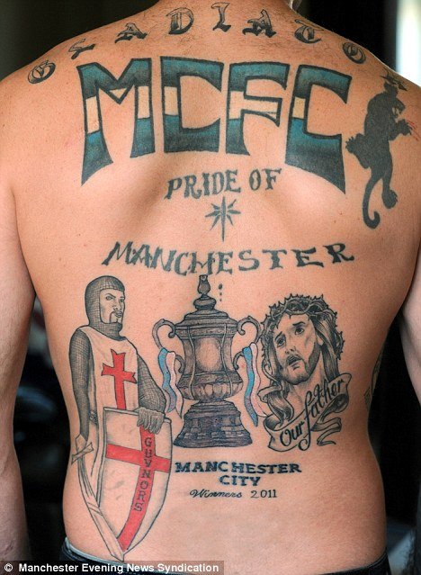 Manchester City tattoo