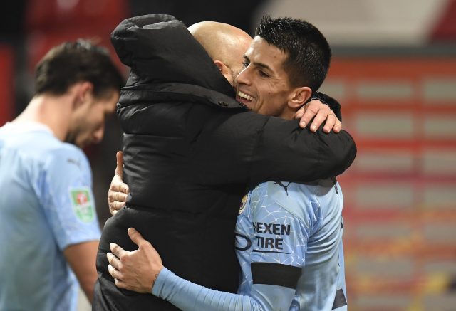 Ilkay Gundogan applauds Cancelo for his new role