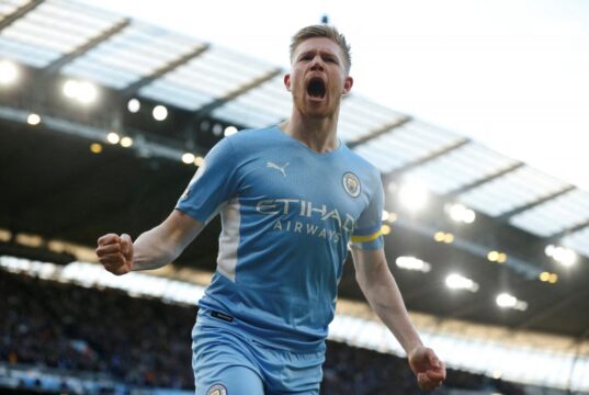 Kevin De Bruyne tribute to Man City for winning Club of The Year award