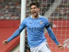 City defender John Stones out for at least a month due to injury