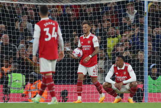 Manchester City are eyeing a move for Arsenal defender Ben White Gary Neville labels Arsenal’s end-of-season form “desperate”