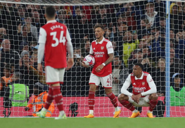 Gary Neville labels Arsenal’s end-of-season form “desperate”