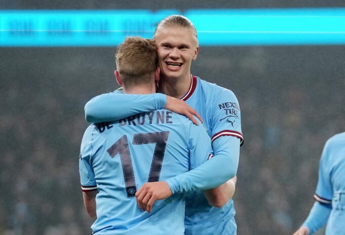 Haaland and De Bruyne hailed as English football's greatest ever duo