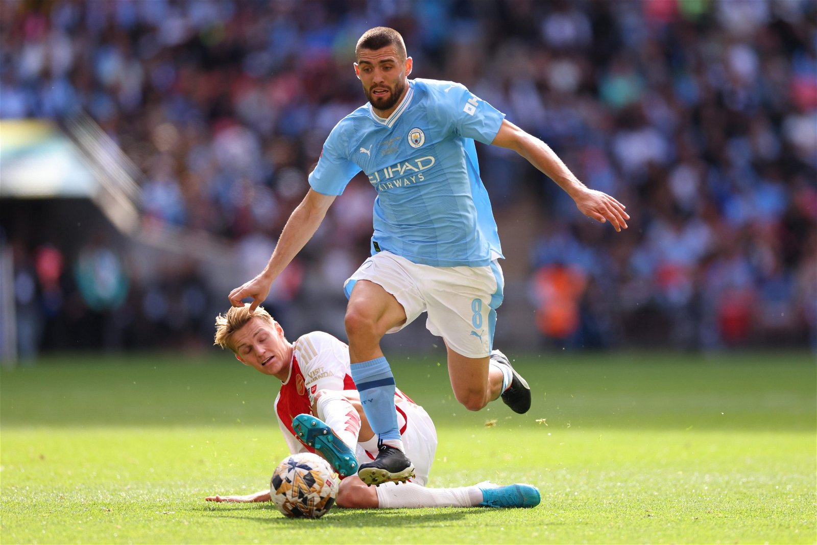 Manchester City left concerned after Kovacic suffers injury in the international break