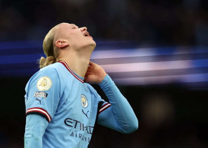 Man City's Erling Haaland will be sidelined until end of January