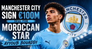 Manchester City sign €100m deal for Moroccan star Ayyoub Bouaddi